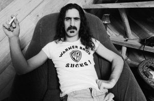 30 Apr 1979, Hollywood, California, USA --- Frank Zappa thinks Warner Bros. sucks. --- Image by © Neal Preston/CORBIS