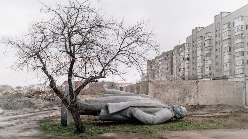 Το γκρέμισμα των αγαλμάτων του Λένιν στην Ουκρανία