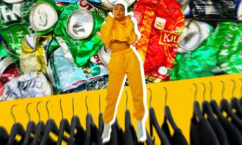 Κολάζ με θέμα την "πράσινη" μόδα