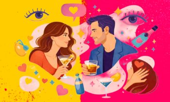 Ένα ζευγάρι που φλερτάρει